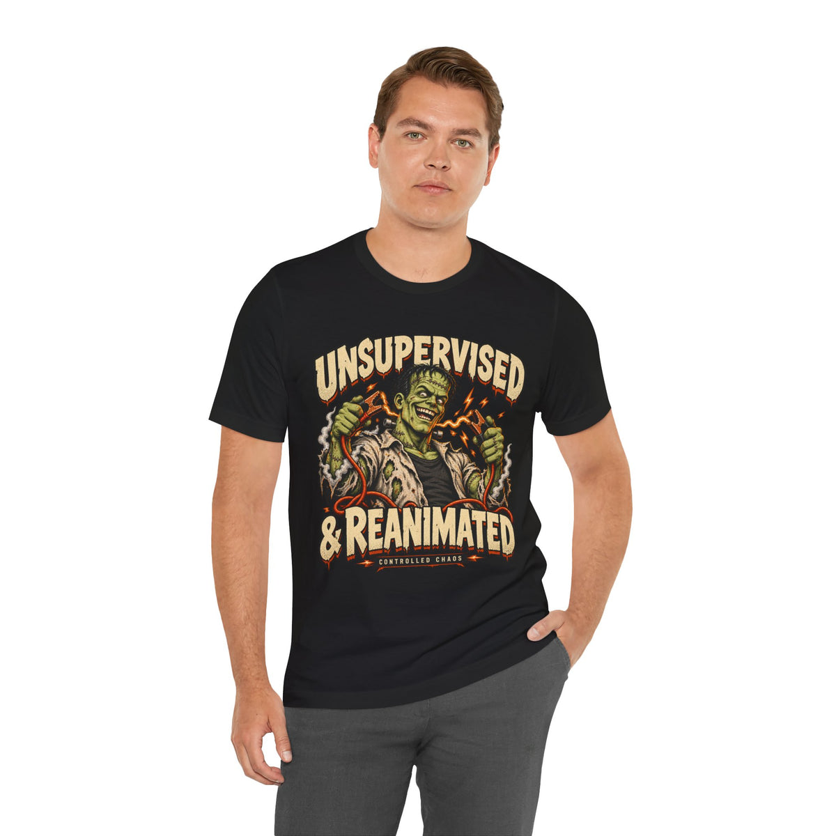 Unsupervised & Reanimated — Controlled Chaos Halloween Tee