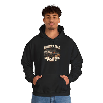 Project’s Dead. Still Buying Parts. — Garage Reality Halloween — Pullover Hoodie
