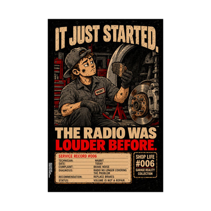 Garage Reality Collection: Shop Life Series #006 Poster