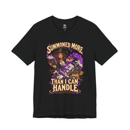 Summoned More Than I Can Handle — Controlled Chaos Halloween Tee