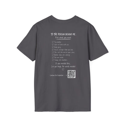 For Someone Today — Hugs Welcome Inspirational Tee