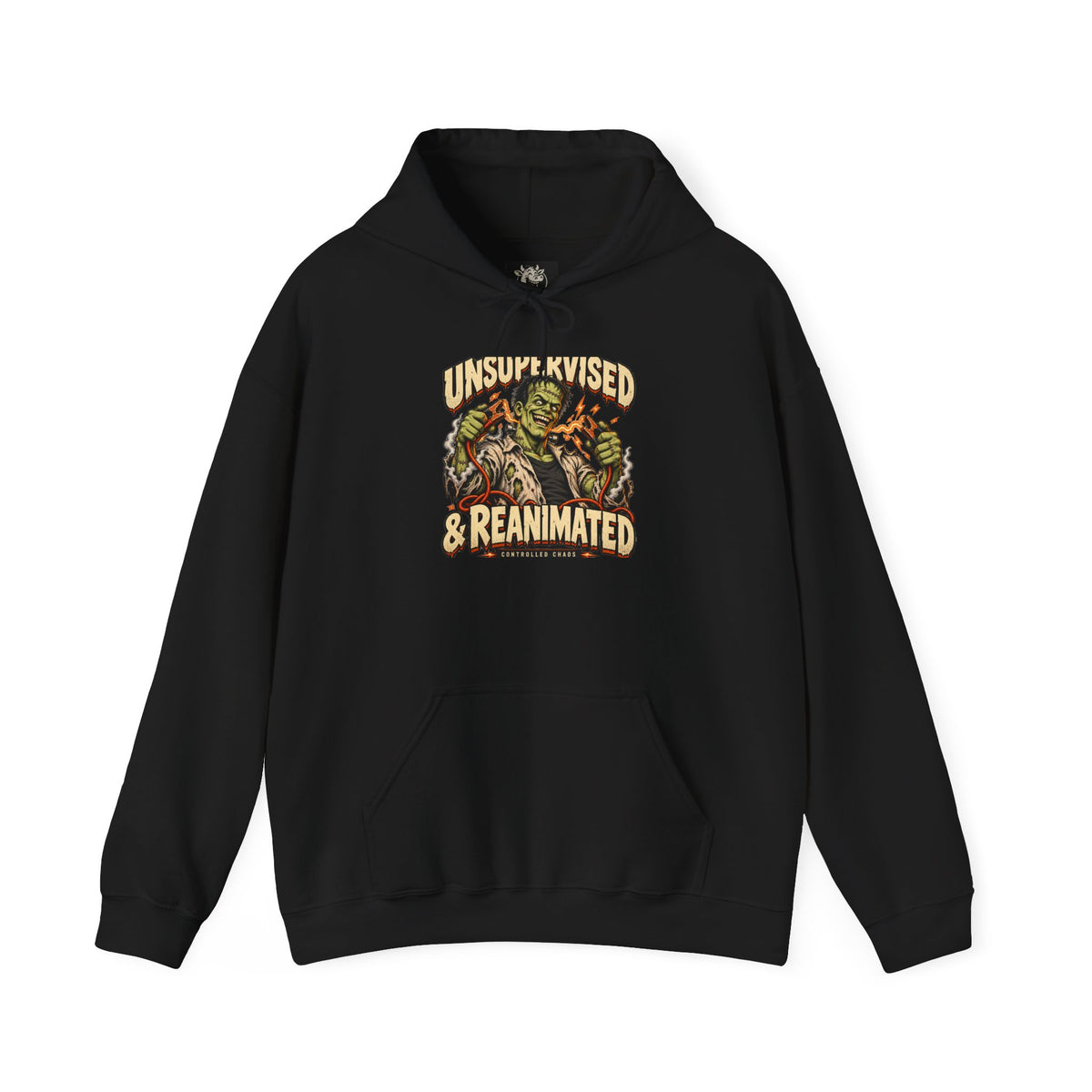 Unsupervised & Reanimated — Controlled Chaos Halloween — Pullover Hoodie