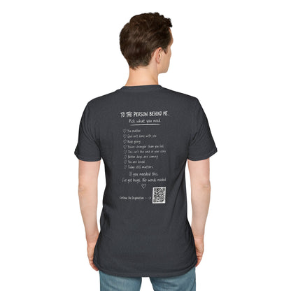For Someone Today — Hugs Welcome Inspirational Tee