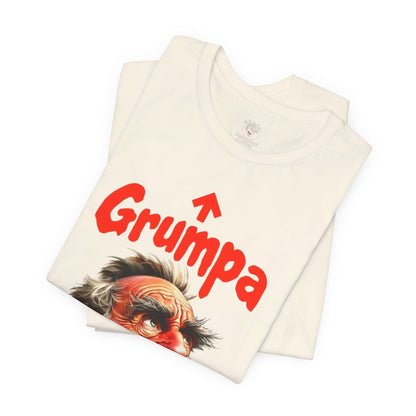 Grumpy Grandpa T-Shirt — 'Grumpa' Funny Old Man Portrait Tee