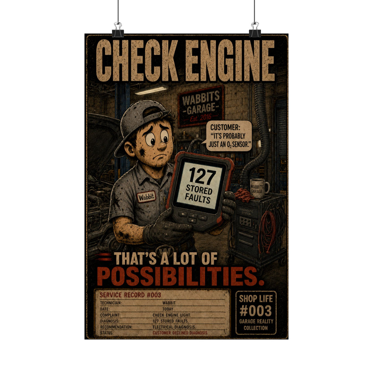 Garage Reality Collection: Shop Life Series #003 Poster