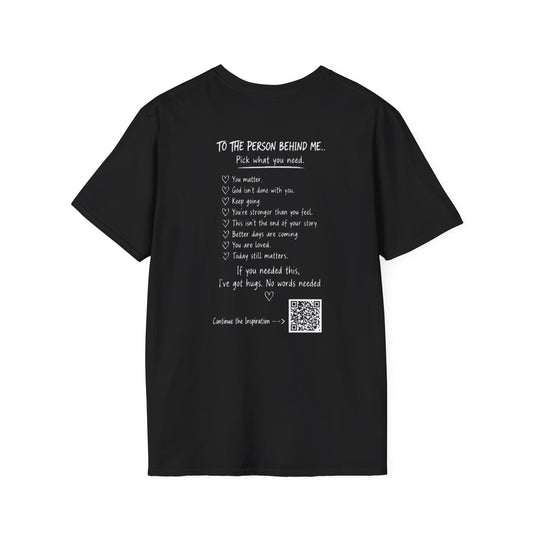 For Someone Today — Hugs Welcome Inspirational Tee