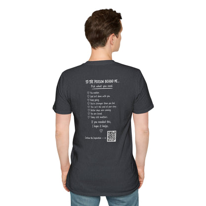 For Someone Today — No Hugs Needed Inspirational Tee