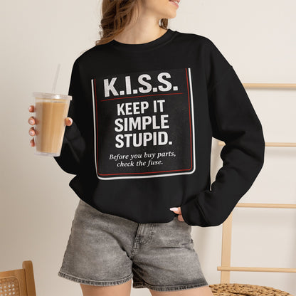 K.I.S.S. — Keep It Simple, Stupid Mechanic — Crewneck Sweatshirt
