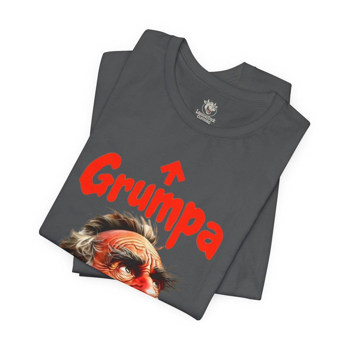 Grumpy Grandpa T-Shirt — 'Grumpa' Funny Old Man Portrait Tee