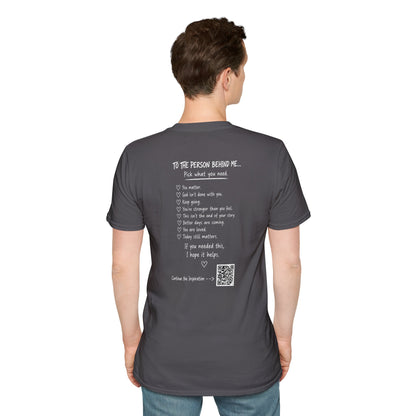 For Someone Today — No Hugs Needed Inspirational Tee