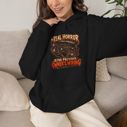 Previous Owner’s Wiring — Garage Reality Halloween — Pullover Hoodie