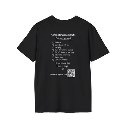For Someone Today — No Hugs Needed Inspirational Tee
