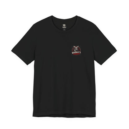 Wabbit's Garage T-Shirt — Mechanic Bunny Design (Built From Bad Ideas)