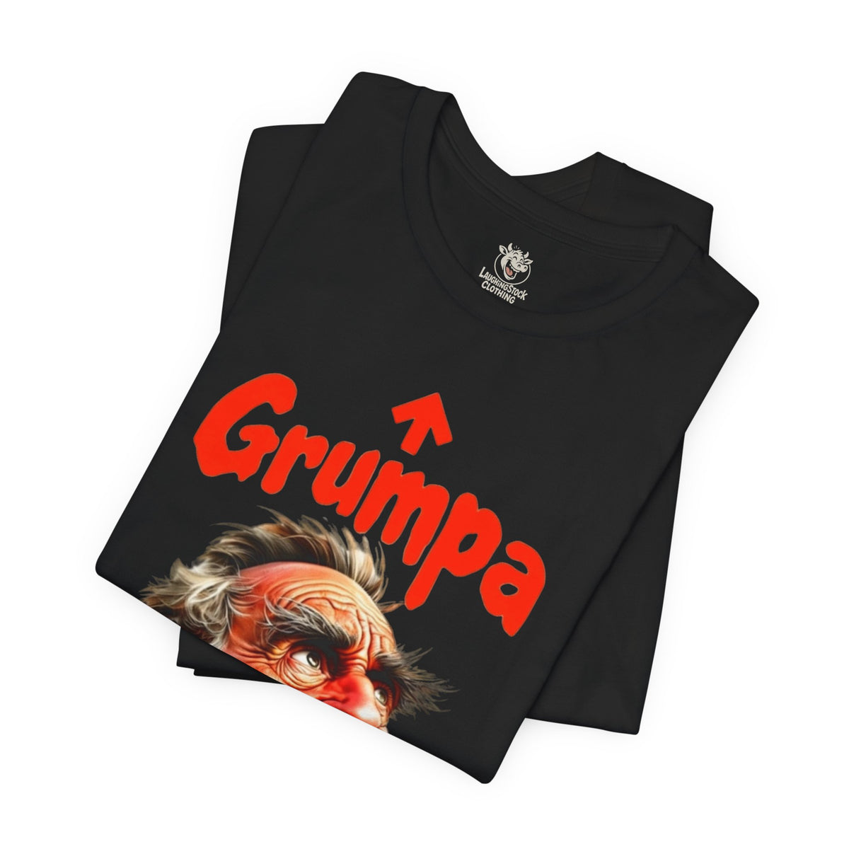 Grumpy Grandpa T-Shirt — 'Grumpa' Funny Old Man Portrait Tee