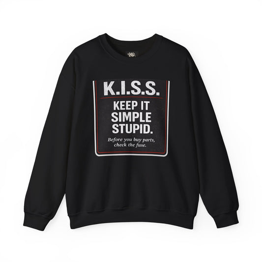 K.I.S.S. — Keep It Simple, Stupid Mechanic — Crewneck Sweatshirt