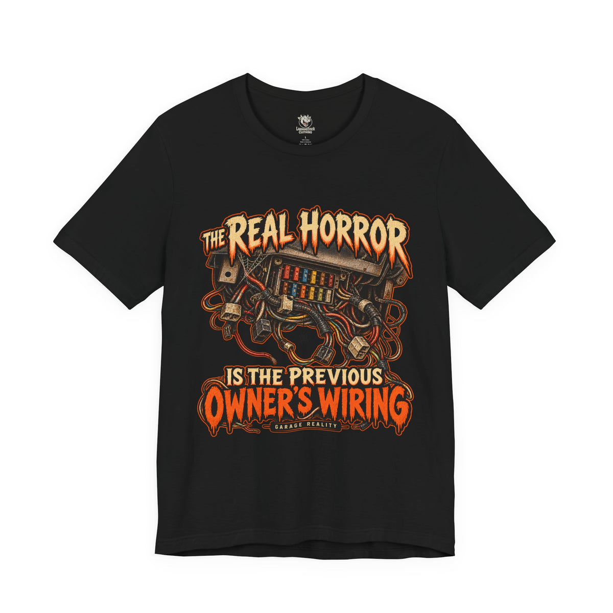 Previous Owner’s Wiring — Garage Reality Halloween Tee