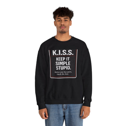 K.I.S.S. — Keep It Simple, Stupid Mechanic — Crewneck Sweatshirt