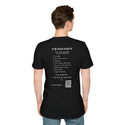 For Someone Today — Hugs Welcome Inspirational Tee